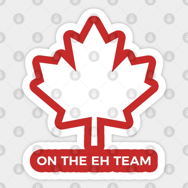 On The Eh Team Canada , Canada Day Sticker by Unicorn Artist